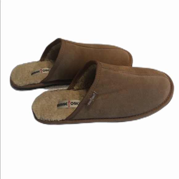 Minnetonka Other - Minnetonka Men's Franklin Scuff Slipper Size 12